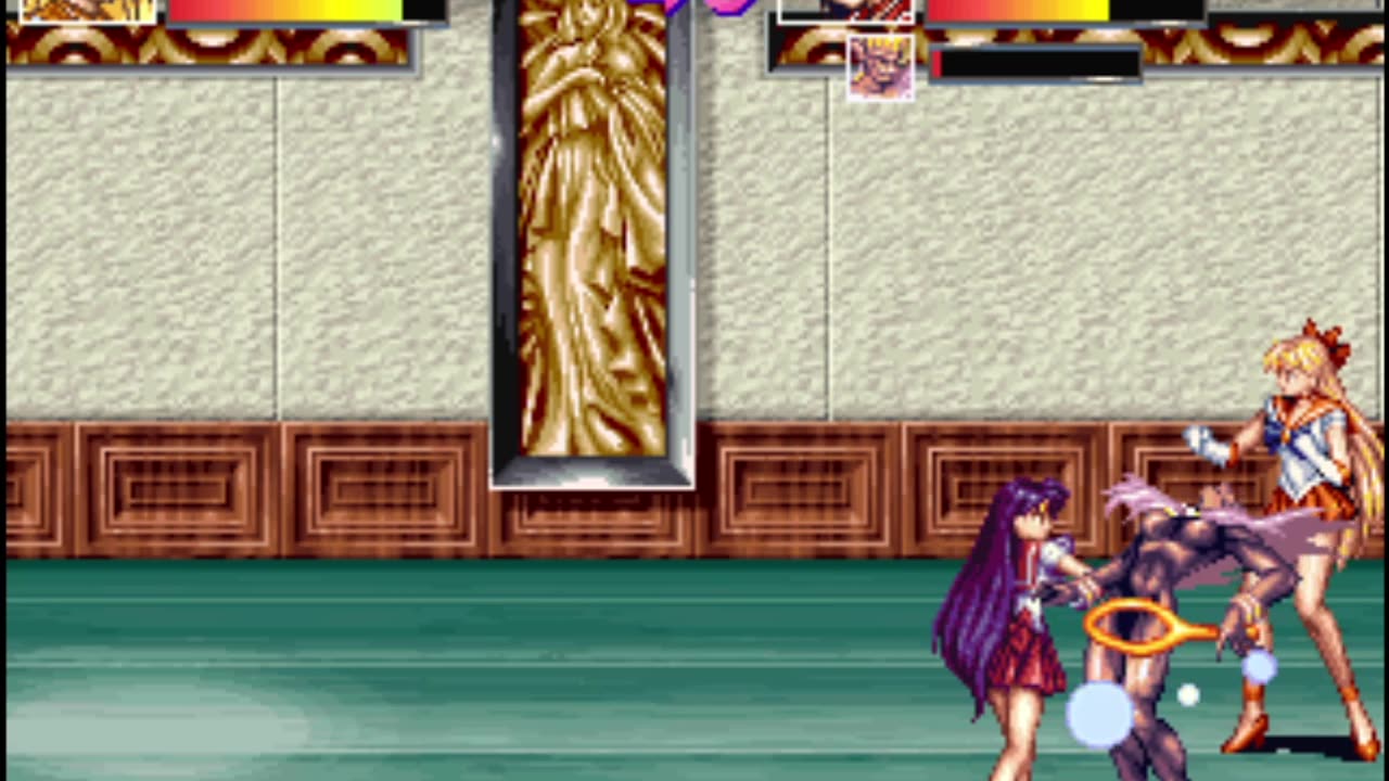 Pretty Soldier Sailor Moon (Arcade), Extra Hard, 1CC, No Death, 2P Mars and Venus