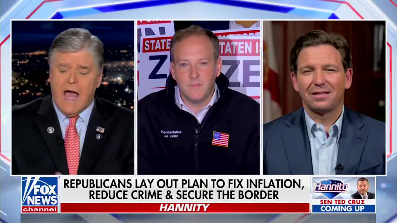 DeSantis: Lee Zeldin Will Look After the Taxpayers of New York for a Change