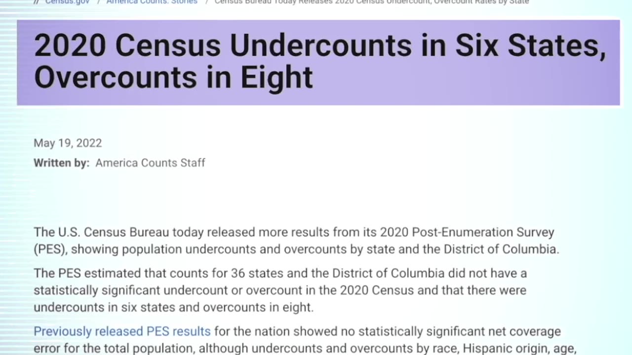 A “mistake” by the U.S. Census Bureau led to Biden receiving three extra electoral votes.