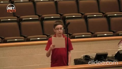 12-Year-Old Kid Takes A Stand Against RADICAL Gender Ideology