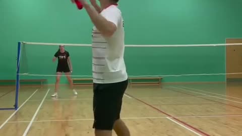 Badminton trick shot master