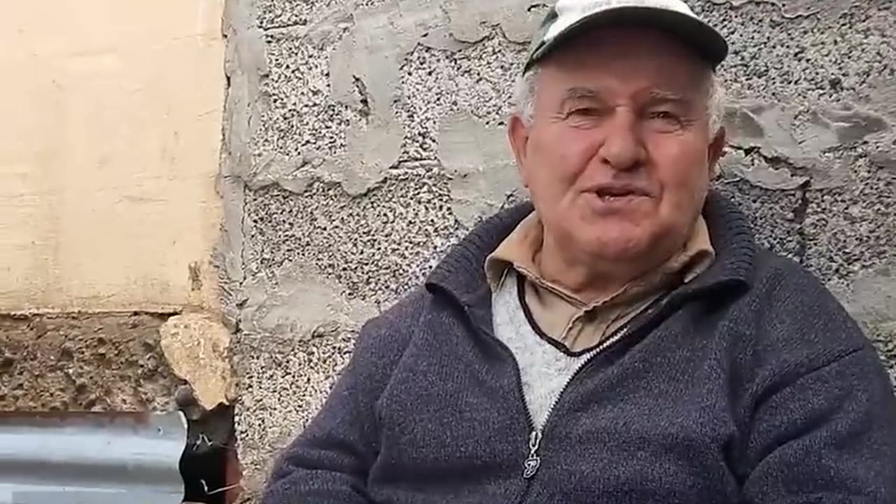 A Georgian man is quite intelligent and talks about Russia, Europe and Georgia