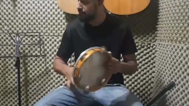 just a tambourine