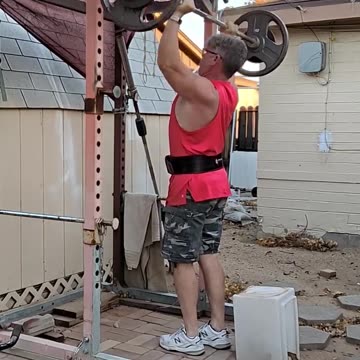 64 yr old Natty *Military Press 160x3r🎥 FRIDAY OCT 6