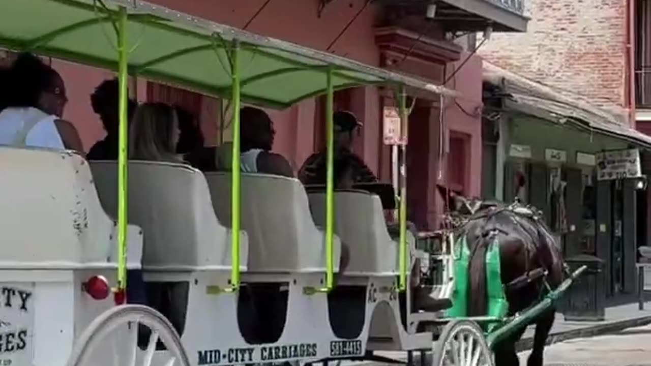 Walking in french quarters