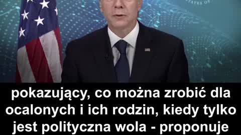 Blinken: MACIE ZAŁATWIĆ ROSZCZENIA I DOMAGAMY SIĘ TEGO JAKO USA!
