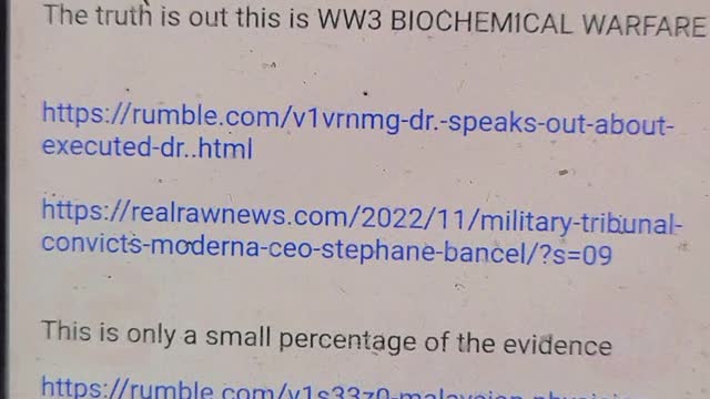 Influential people on notice