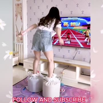 PLAYING VEDIO GAMES WHILE DOING EXERCISES