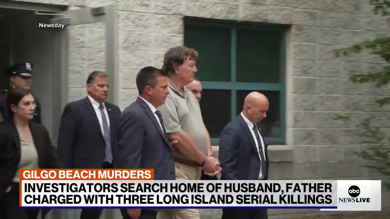 Investigators searching home of alleged Gilgo Beach killer Rex Heuermann