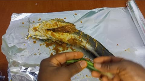 How To Make Grilled Catfish Berbecue for Kids/Nigerian homemade fish BBQ