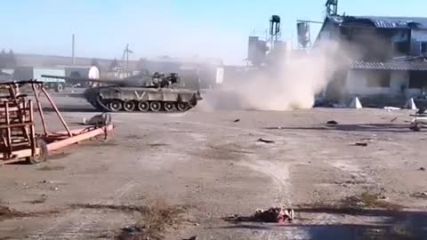 Drift from the tankers of the 57th brigade, who smash the enemy in Artemovsk