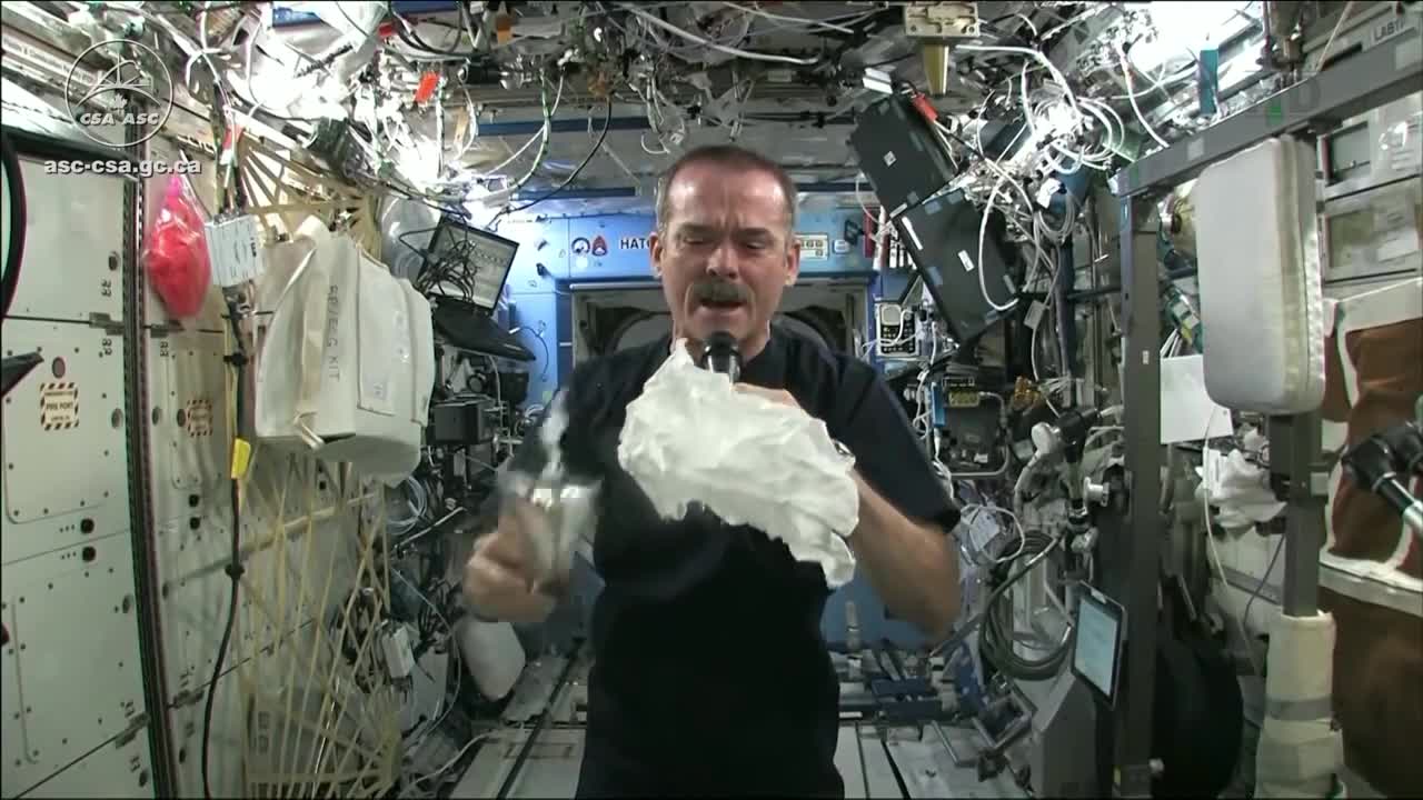 Wringing out Water on the ISS - for Science!