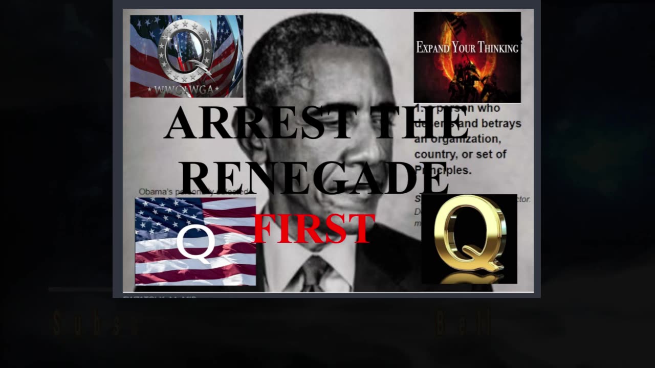 ArrestObama The Renegade First? Why?