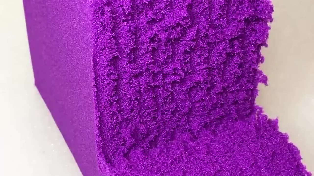 Satisfying Block of Kinetic Sand ASMR