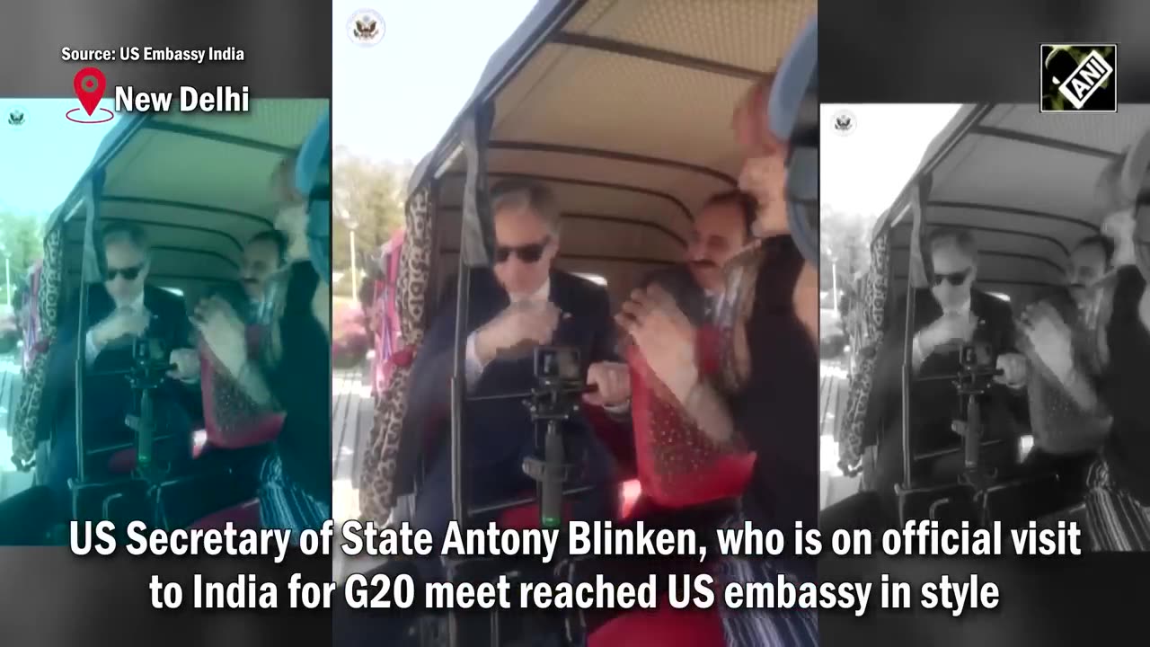 Bye Bulletproof cars! US Secy Antony Blinken joins ‘Auto Gang’ for swift cruise in Delhi