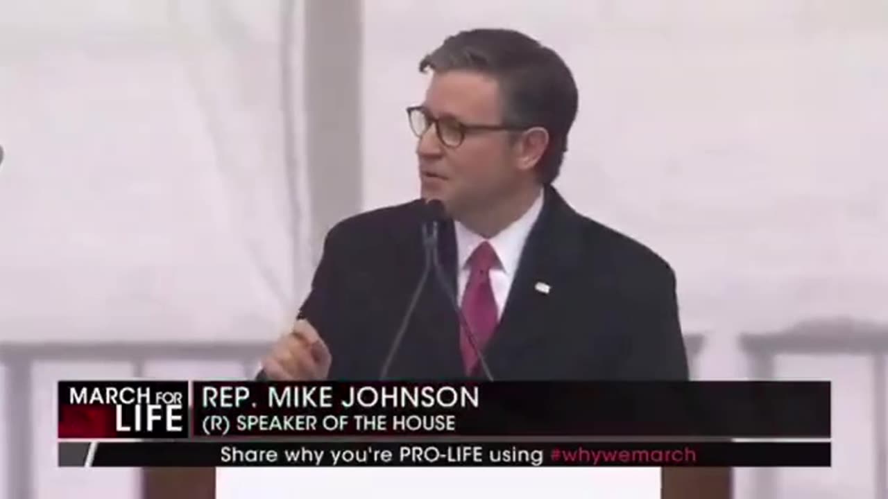 Speaker Johnson: We Can Build A Culture That Protects Life!