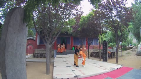 SHAOLIN MASTER TEACHES BACKFLIP