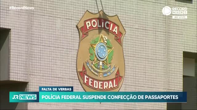 Polícia Federal suspende confecção de passaportes