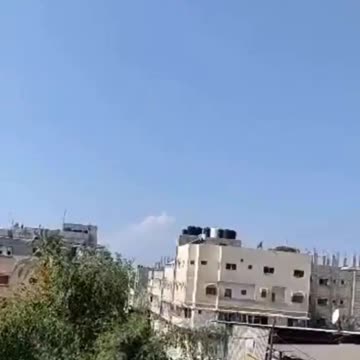 Airstrike on Palestine Production Bank in Khan Younis, south of Gaza