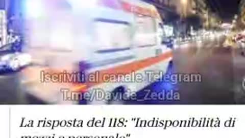 MALORI IMPROVVISI DAL 24 AL 28 SETTEMBRE 2022.