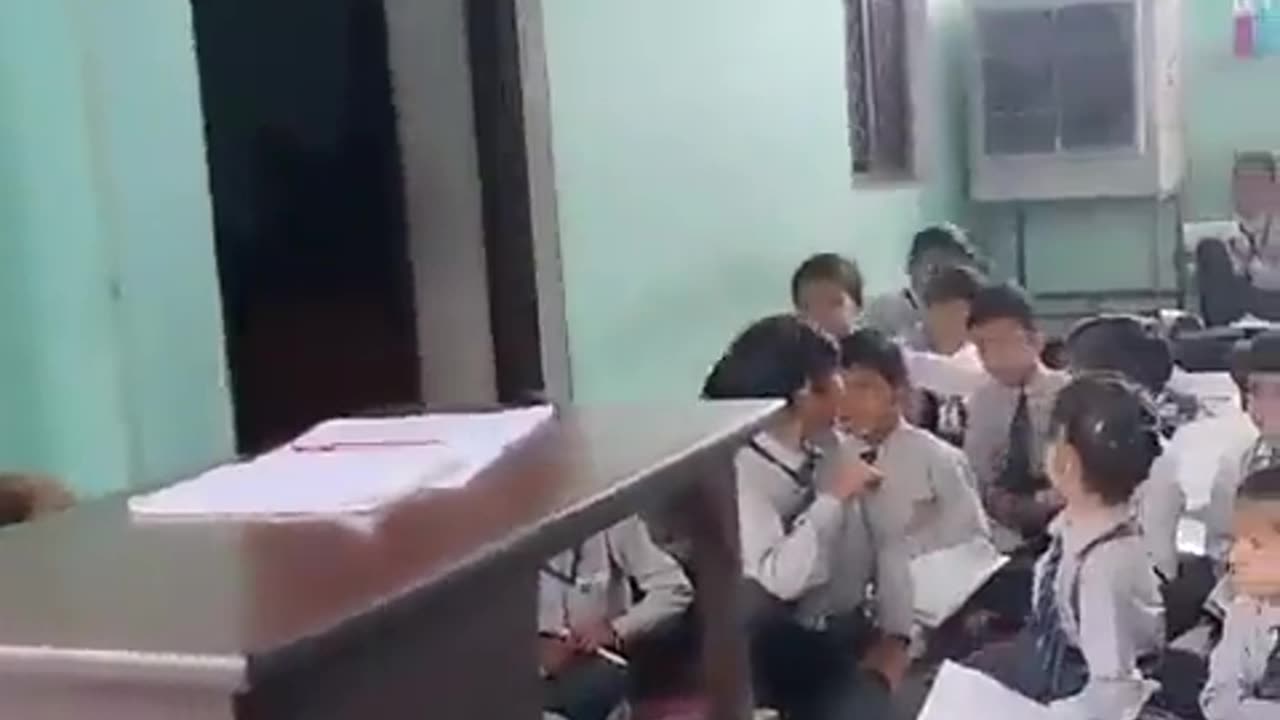 Hindu Teacher Slap Muslim Student