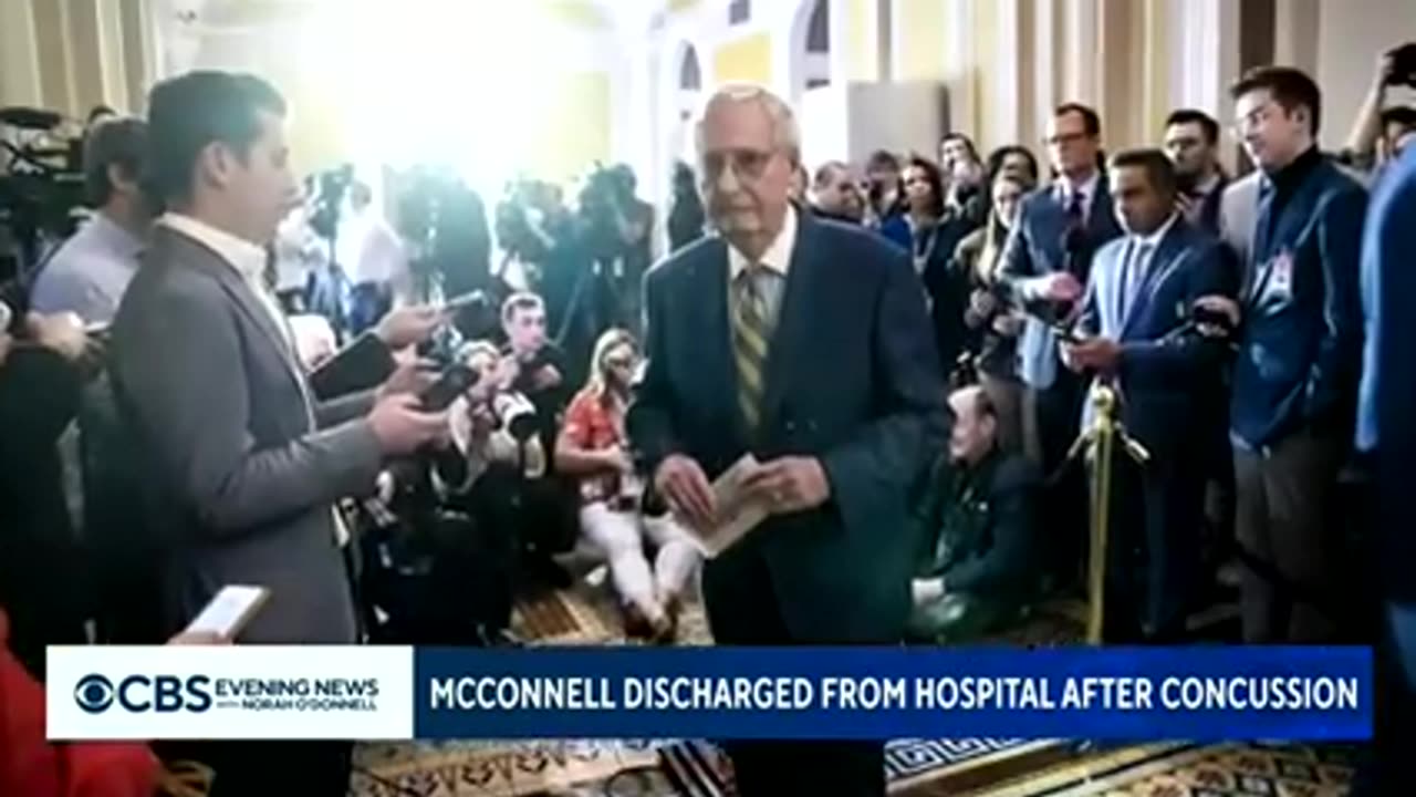 Mitch McConnell discharged from hospital