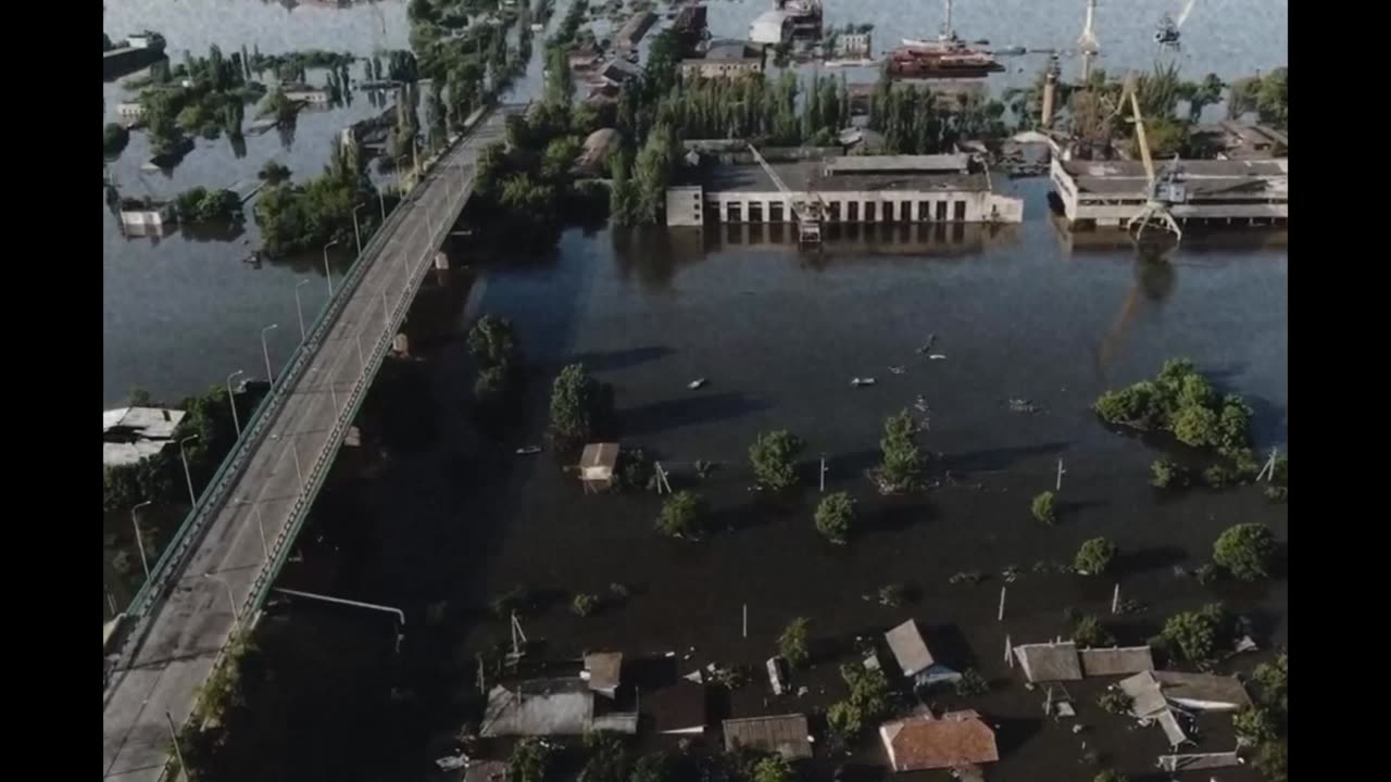 Ukrainian Kherson is under water. #RussiaIsATerroristState #WarInUkraine