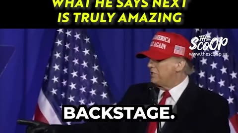 Trump Brings Out Surprise Guest