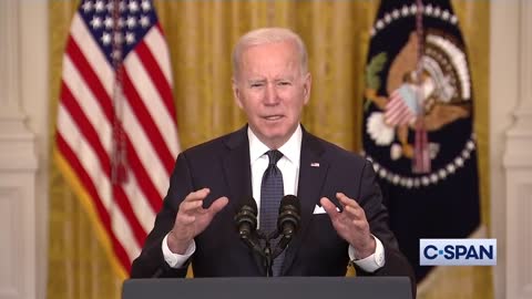 President Biden: "Invading Ukraine will prove to be a self-inflicted wound."