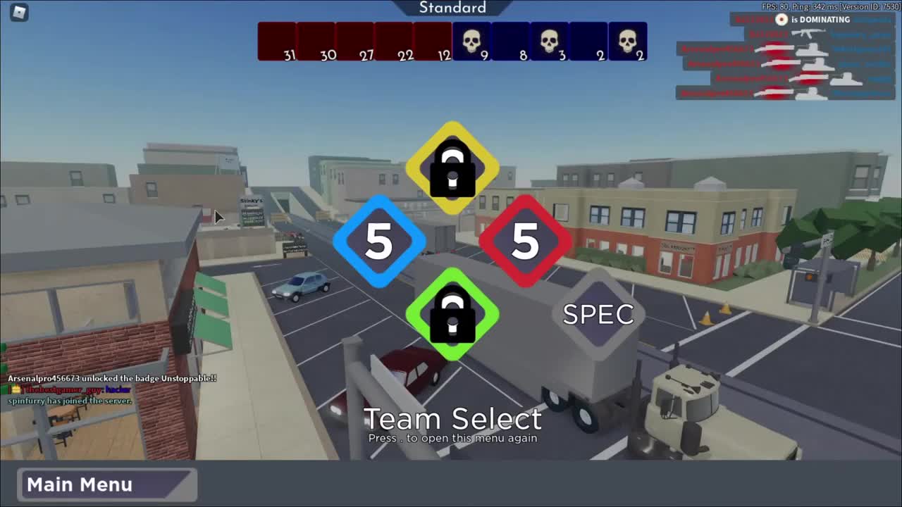 If i get killed by a hacker the video ends - Roblox arsenal