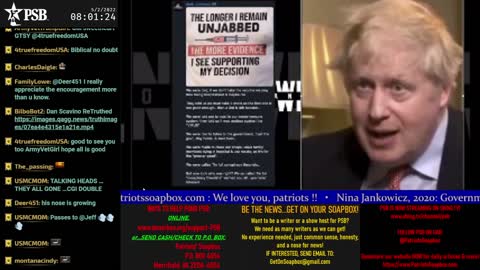 2022-05-02 07:00 EDT - Patriots Soapbox AM: with LadyRWB , MykelJaye & DD