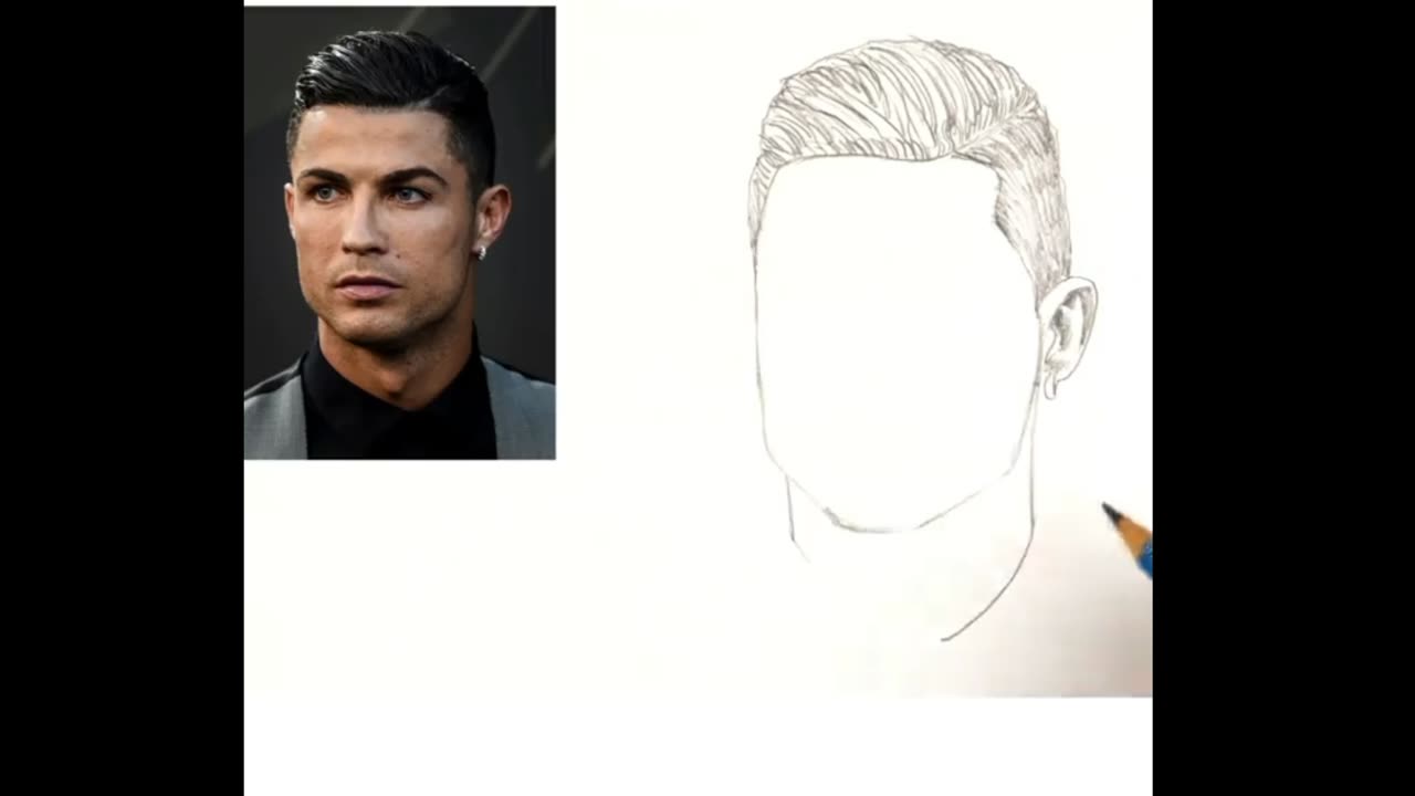 cristiano ronaldo sketch CR7 ⚽