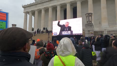 1/23/2022 DC Protest 21 Defeat Mandates and Tyranny march rally
