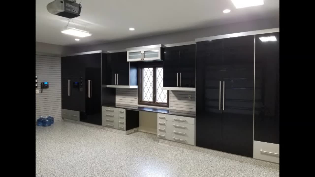 GARAGE CABINETRY & POLYUREA FLOORING #8662