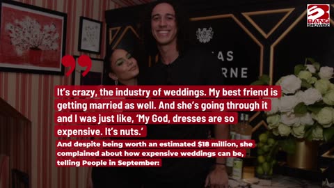 Vanessa Hudgens and Cole Tucker Exchange Vows.