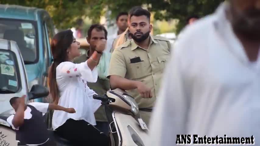 Police Traffic Challans PRANK on GIRLS- ANS Entertainment - 2019 Prank in INDIA- ENCOUNTER MIX part7