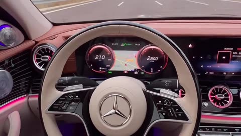 luxurious Mercedes car interior✨