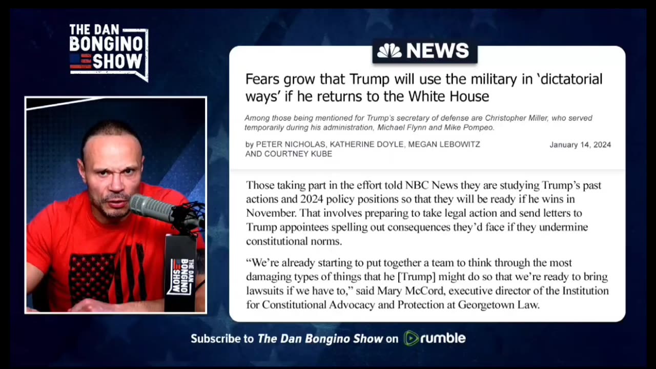 Left pushing for a coup and the media flaming the fire of violence