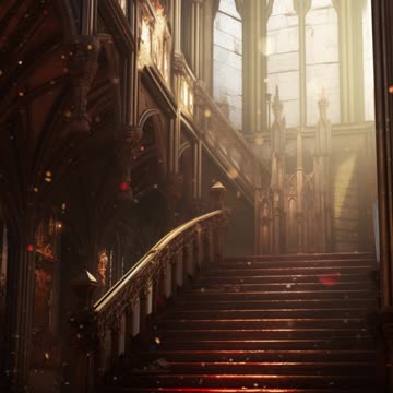 Victorian Gothic Interior | Old Architecture | Haunted | Mysterious | Digital Art | AI Art #gothic