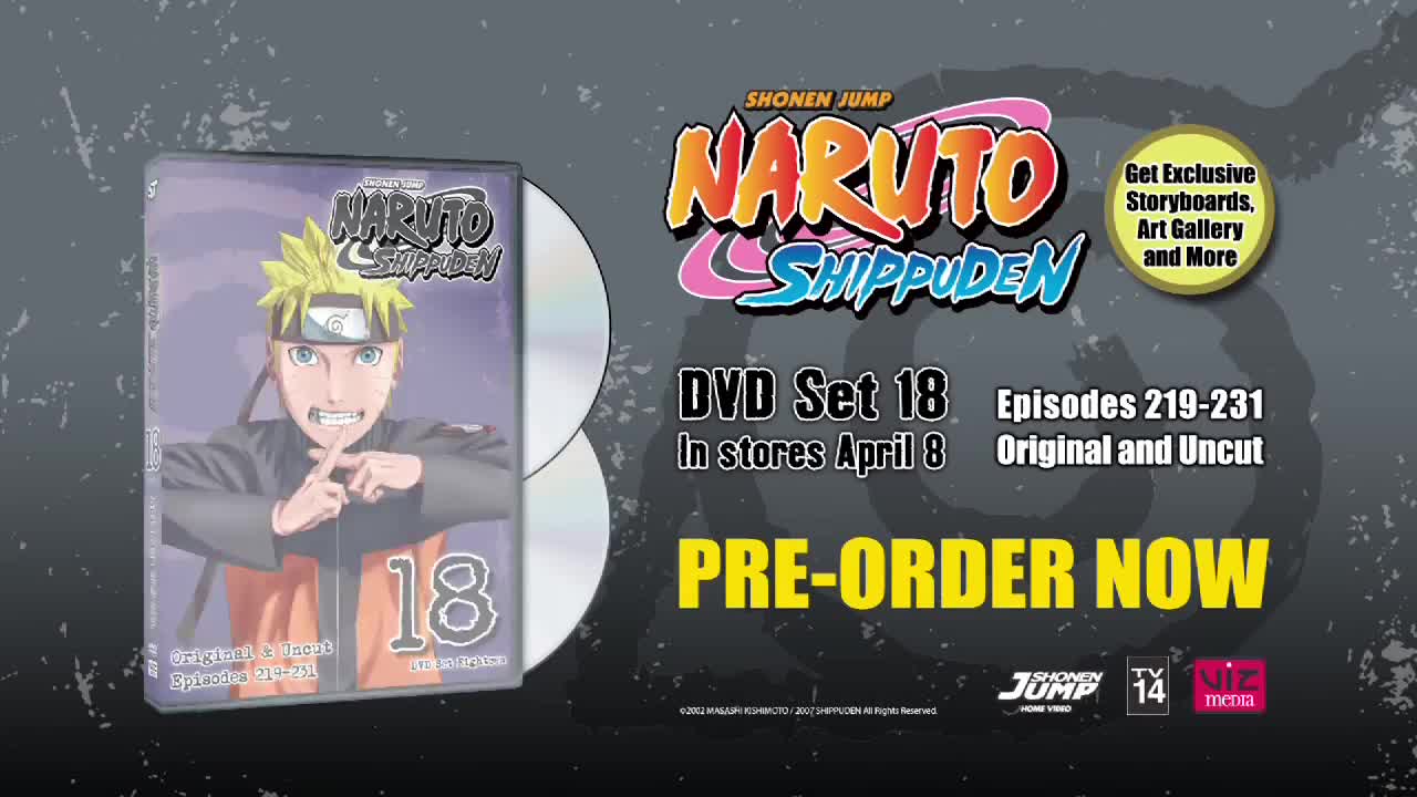 NARUTO SHIPPUDEN Uncut DVD Set 18 - Official Anime Trailer