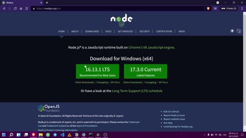Como instalar NodeJS en Windows 11