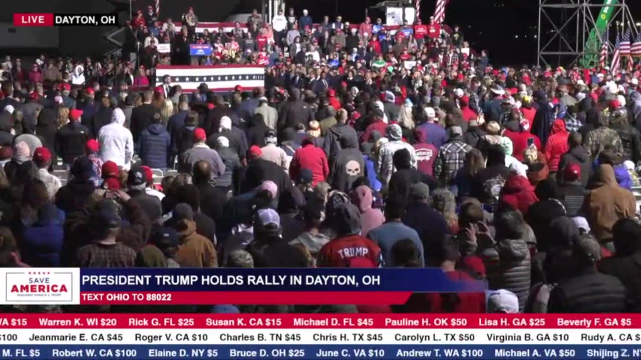 LIVE President Donald J. Trump in Dayton, OH