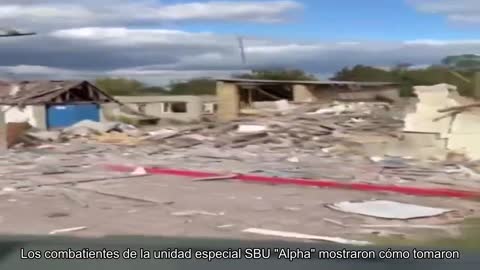 Los combatientes de la unidad especial "Alfa" del Servicio de Seguridad de Ucrania mostraron cómo p