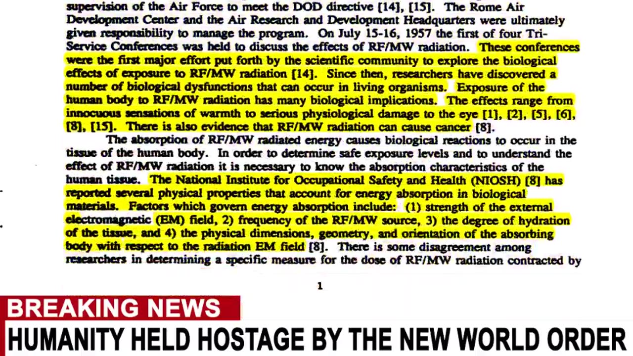 Air Force paper reveals the true effects of 5G technology on human health