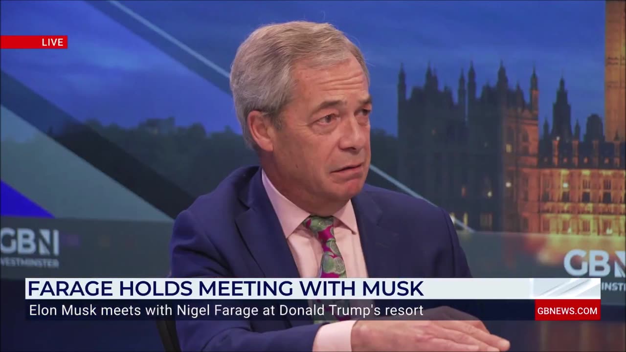 Nigel Farage Confidence in American Economy Growing WORLDWIDE