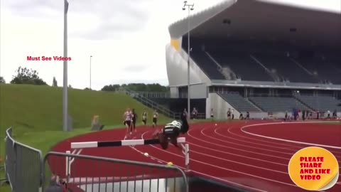 Funny sports fail in athletics