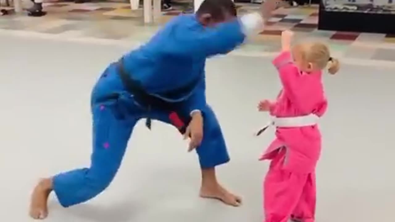 Toddler Doing Kungfu Perfectly #unbelievableskills #unbelievablemoment #amazingshort