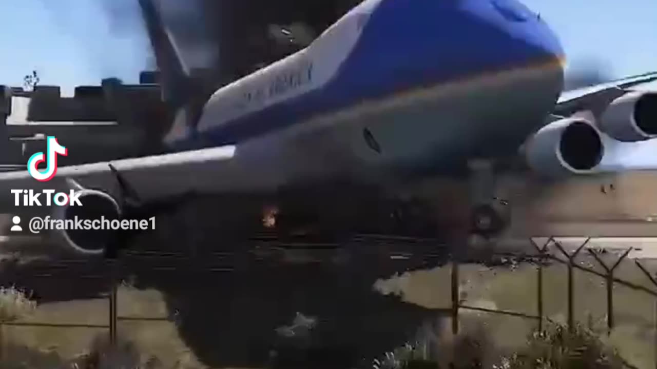 Air Force One + President Crash
