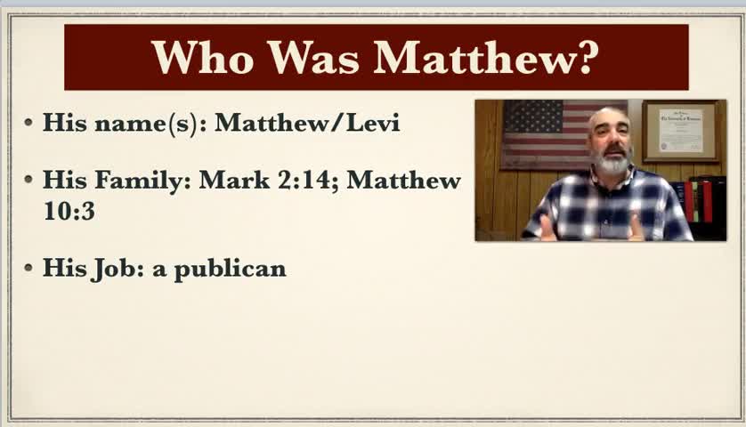 Introduction to Matthew #1