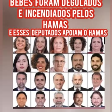 Babies had their throats cut and set on fire by Hamas and these British deputies support Hamas.